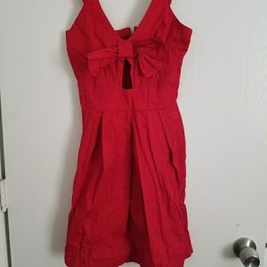 Red dress